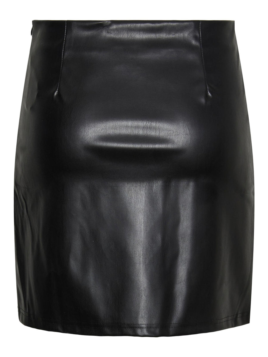 Leather Look Mini Skirt Love Lucy Chorlton Pieces