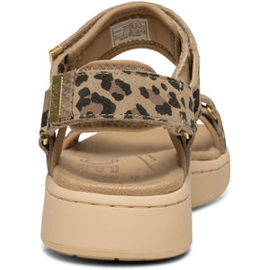 Leopard Suede Sandals