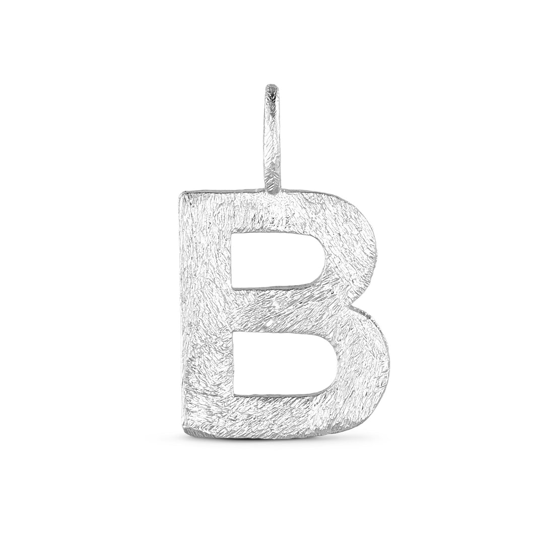 Silver Initial Pendant