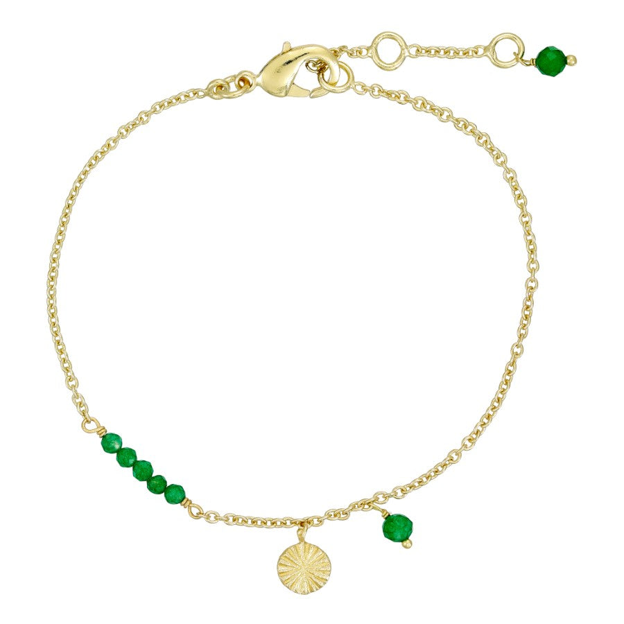 Jade Sun Burst Bracelet