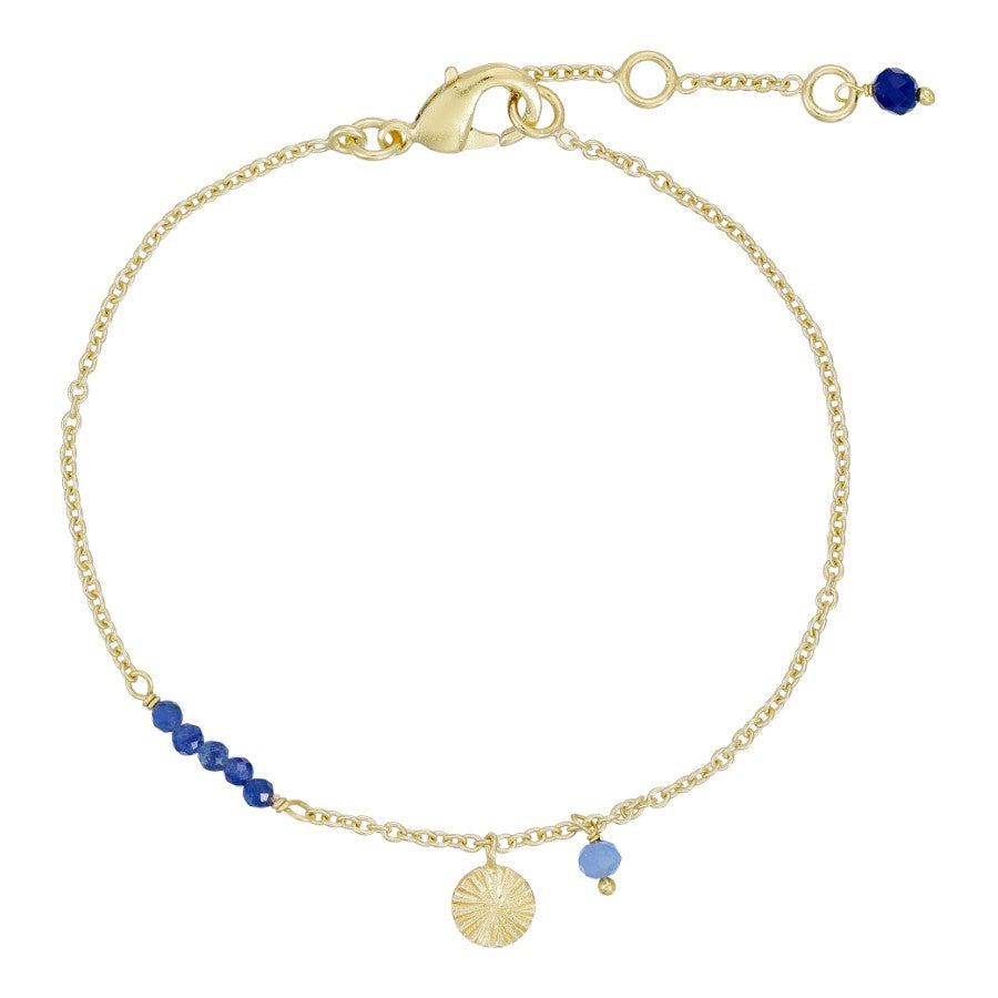 Sodalite Sun Burst Bracelet