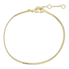 Load image into Gallery viewer, Snake Chain Gold Bracelet