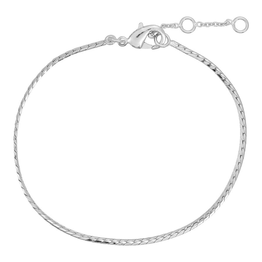Snake Chain Silver Bracelet