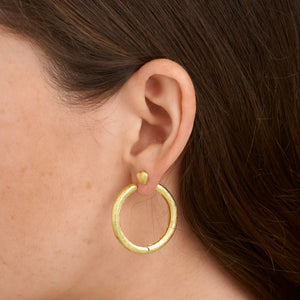 Matte Textured Hoops