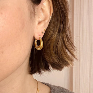 Everyday Vintage Round Hoops