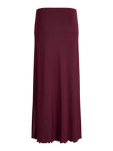 Load image into Gallery viewer, Burgundy Mesh Maxi Skirt