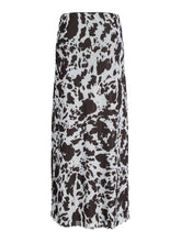 Load image into Gallery viewer, Cow Print Mesh Maxi Skirt