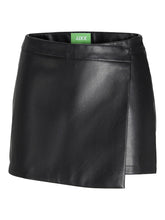 Load image into Gallery viewer, Faux Leather Wrap Skirt