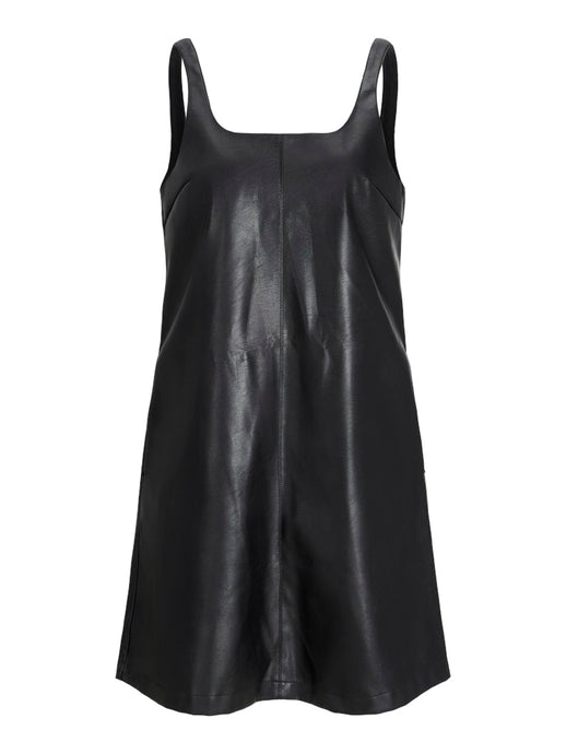 Stella Leather Pinafore Dress