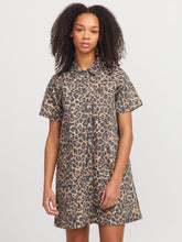 Load image into Gallery viewer, Leopard Denim Dress