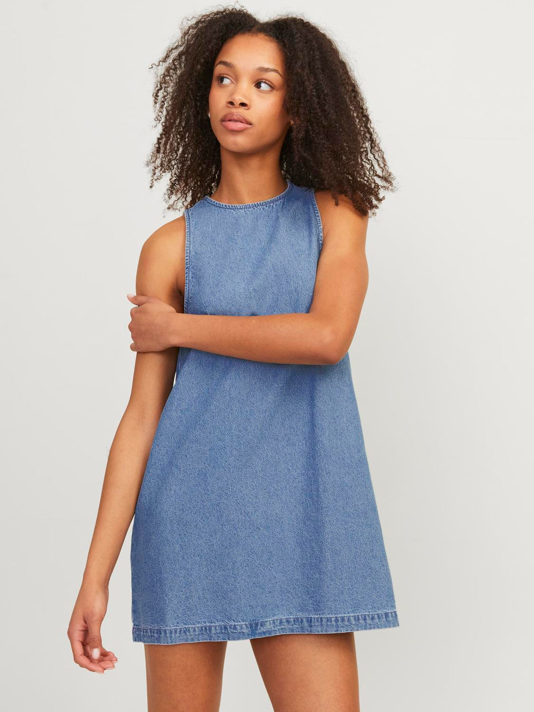 Denim Pinafore Dress