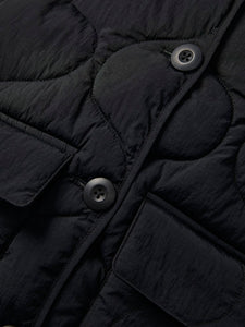 Black Quilted Gilet