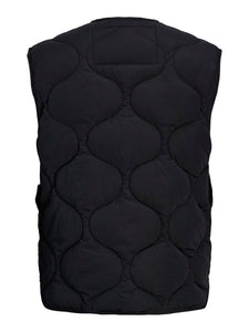 Black Quilted Gilet