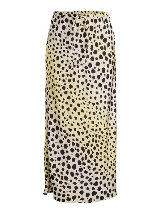 Lemon Dalmatian Satin Skirt
