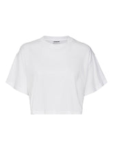 Load image into Gallery viewer, Cropped White Tee