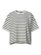 Load image into Gallery viewer, Striped Sweat T-shirt