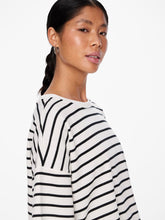 Load image into Gallery viewer, Striped Sweat T-shirt