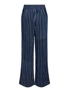 Pinstripe Wide Leg Trousers