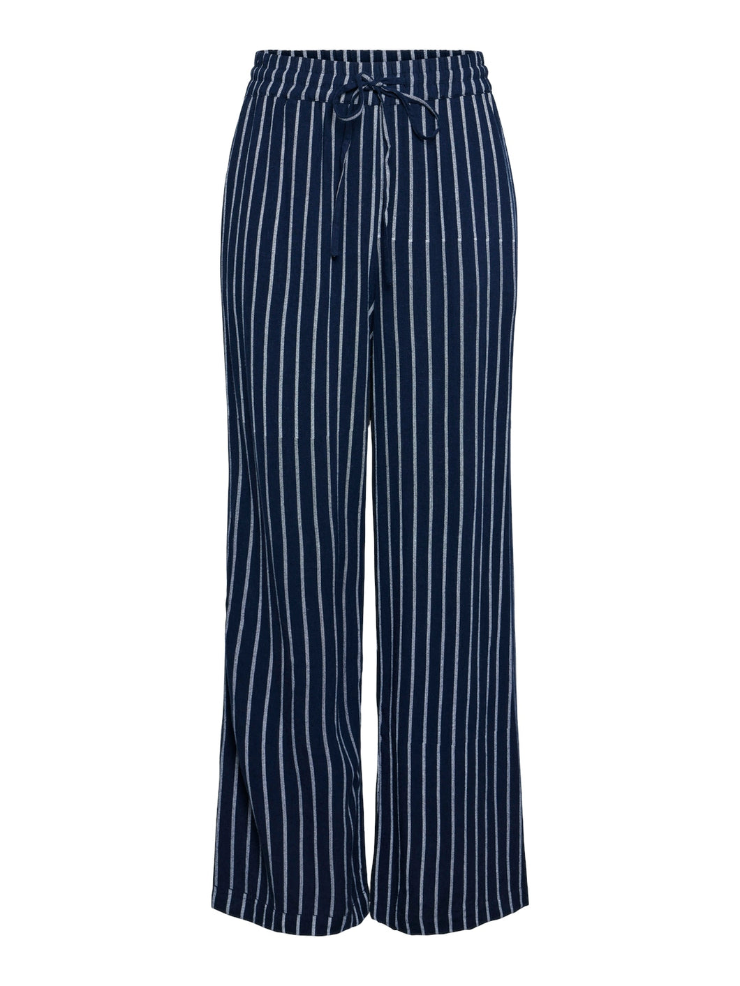 Pinstripe Wide Leg Trousers