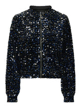 Load image into Gallery viewer, Sequin Bomber Jacket