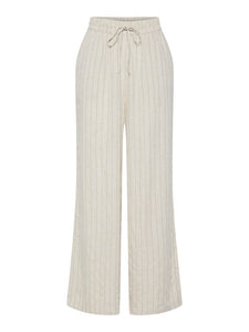 Pinstripe Wide Leg Trousers