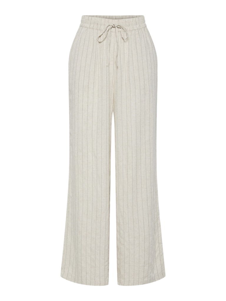 Pinstripe Wide Leg Trousers