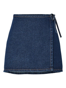 Denim Wrap Skirt