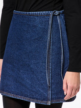 Load image into Gallery viewer, Denim Wrap Skirt