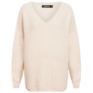 Oat V-neck Knit