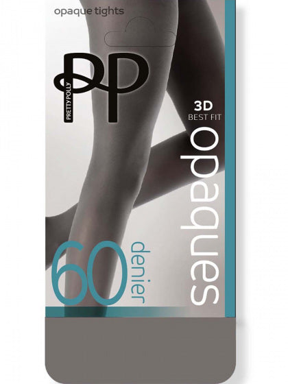 60 Denier Grey Opaque Tights