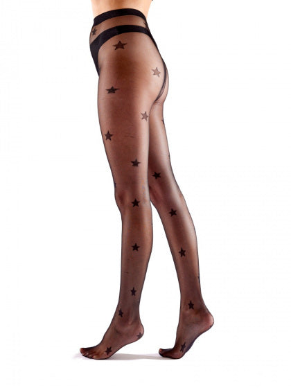 Star Print Tights