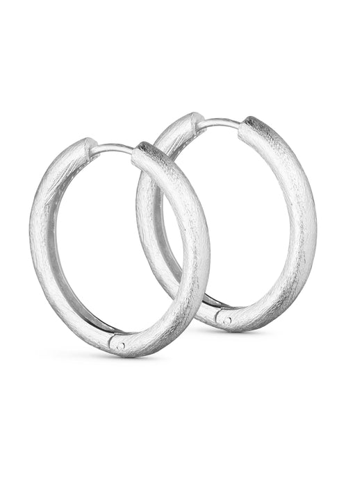 Matte Textured Hoops