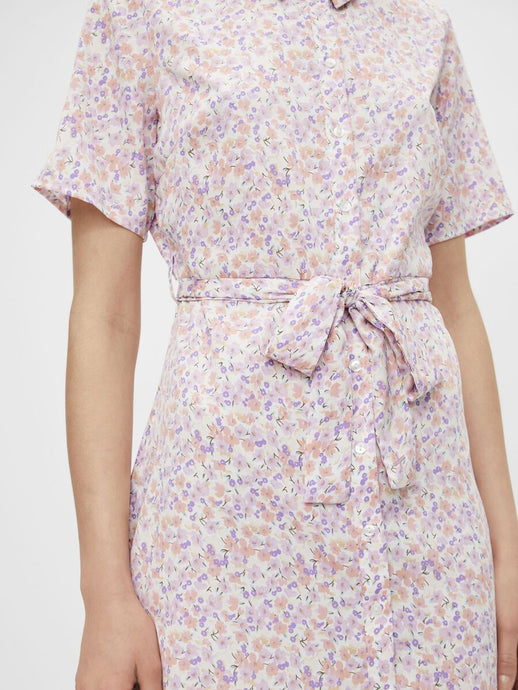 Floral Shirt Mini Dress