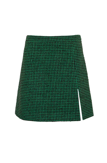 Dogtooth Mini Skirt