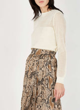 Load image into Gallery viewer, Pleated Snake Wrap Skirt