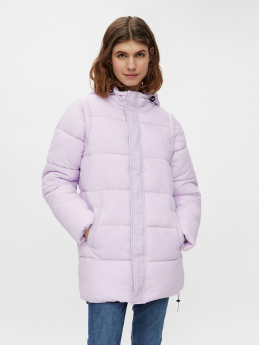 Lilac Puffa Coat