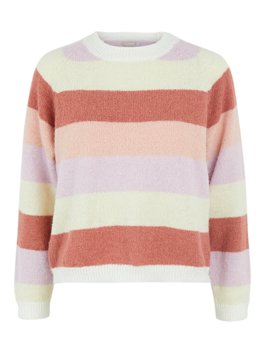 Colour Block Stripe Jumper