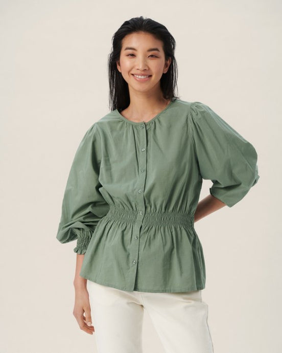 Adelie Sage Blouse